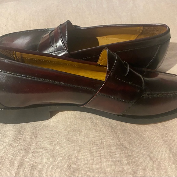 Cole Haan Mens burgundy loafers size 8.5 - Picture 14 of 16